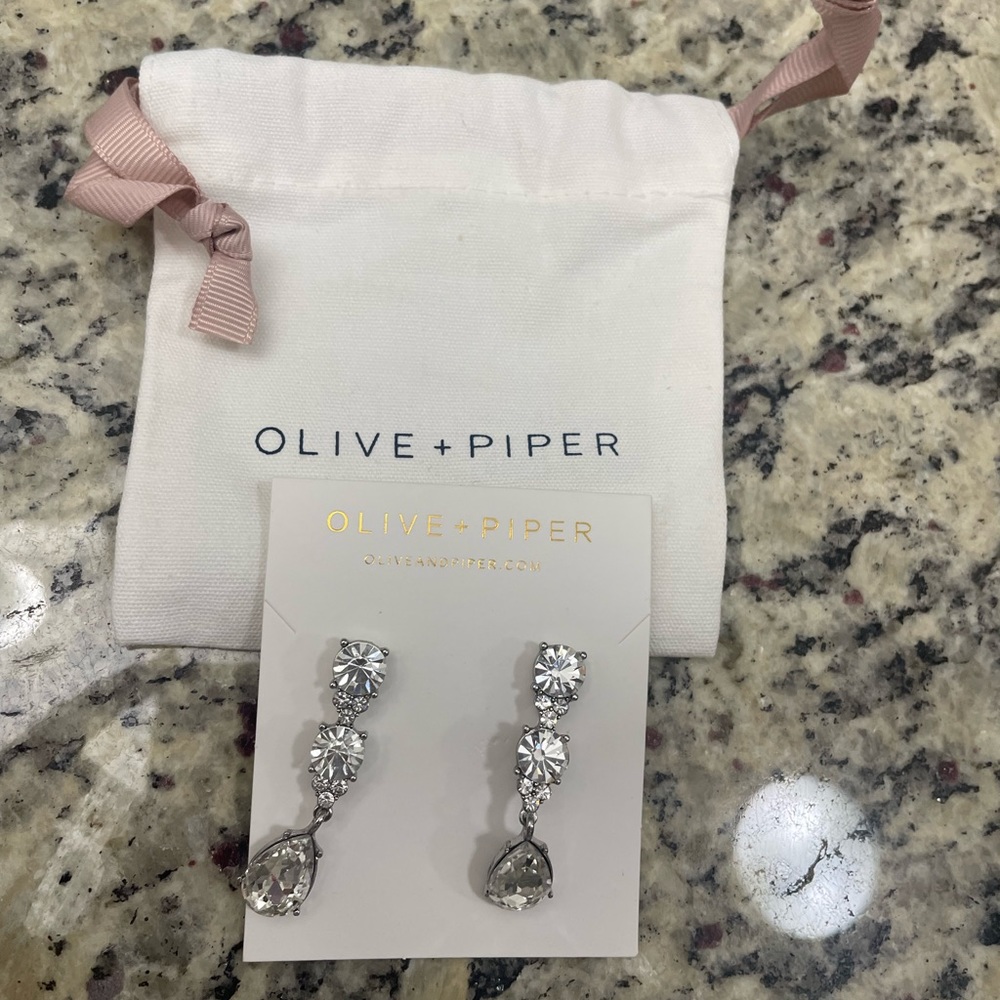 Olive & Piper teardrop earrings